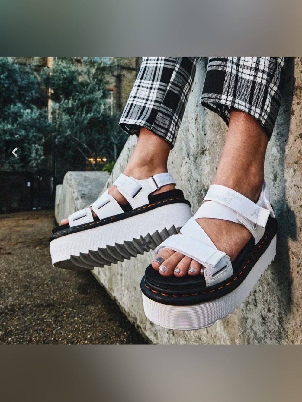 Dr. Martens Kimber Logo Webbing Strap Sandals